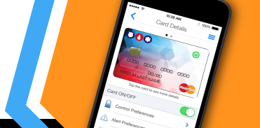 credit card app on phone