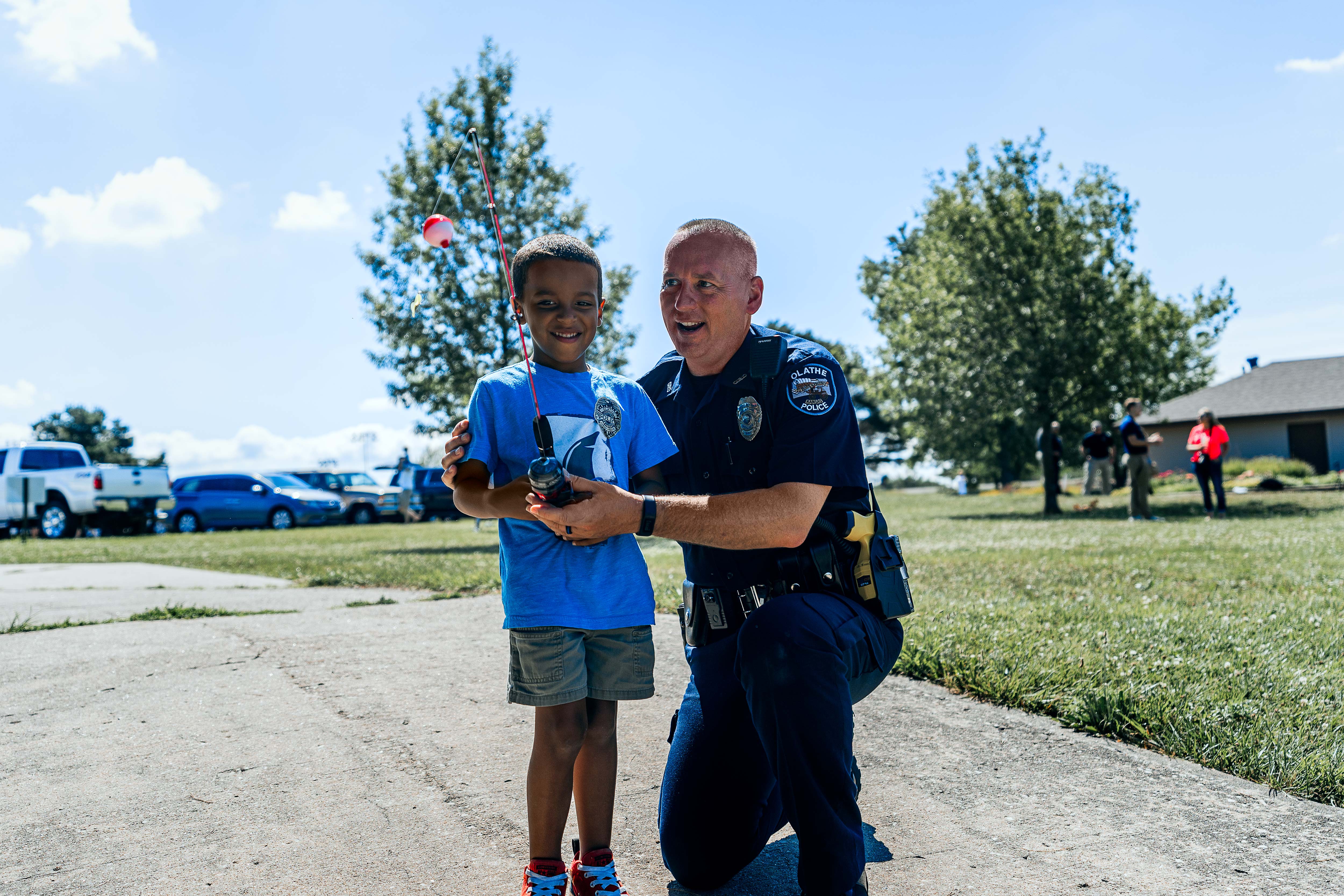 Olathe PD: Fishing with the Cops